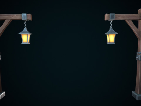 Stylized gate Modello 3D