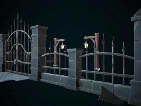Stilize kapı 3D Model