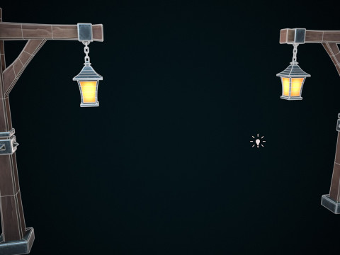 Stylized gate Modello 3D