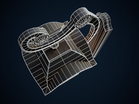 Stylized street light 3D 模型