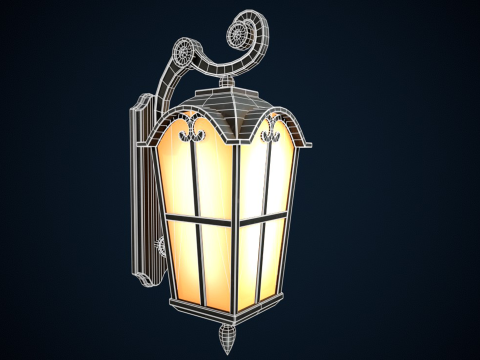 Stylized street light 3D 模型