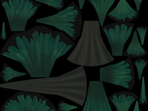 Stylized pine 3D Model