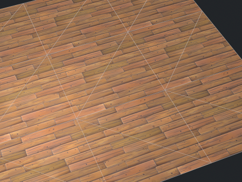 Stylized Wood floor 3D Модель