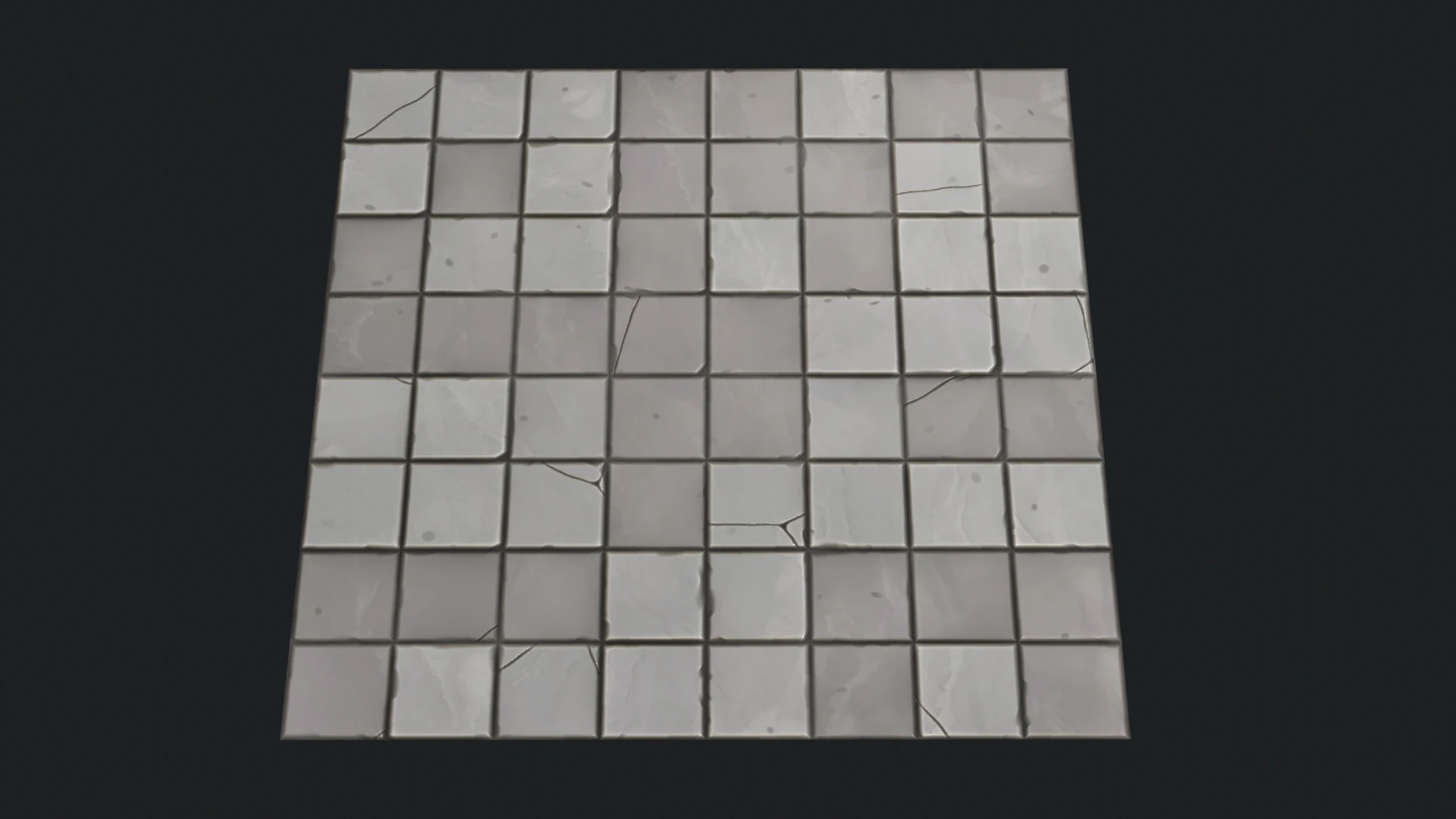 Stylized tile floor 3D Model .c4d .max .obj .3ds .fbx .stl .blend