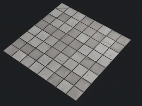 Stylized tile floor 3D Model