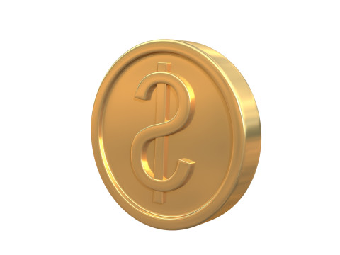 Dollar coin 3D 모델
