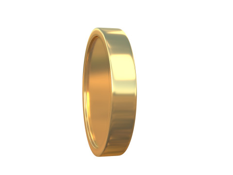 Coin gold Model 3D