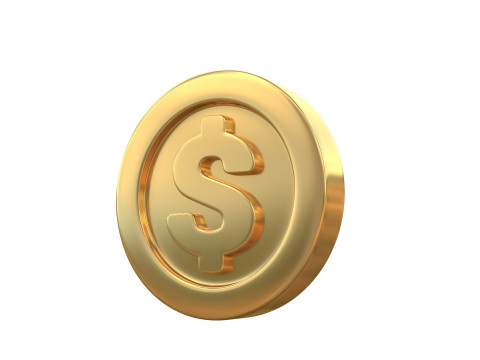 Dollar coin Modelo 3D