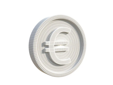 Euro coin 3D Model