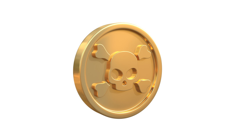 Pirate coin Modelo 3D .c4d .max .obj .3ds .fbx .stl .blend 