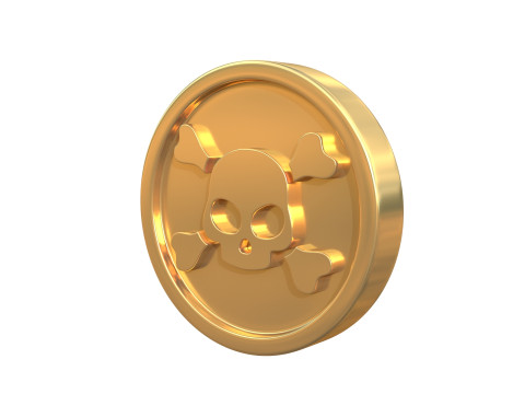 Pirate coin Modelo 3D