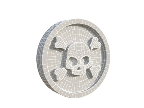Pirate coin Modelo 3D