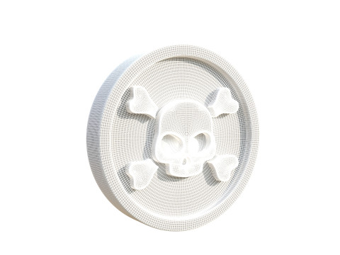 Pirate coin Modelo 3D