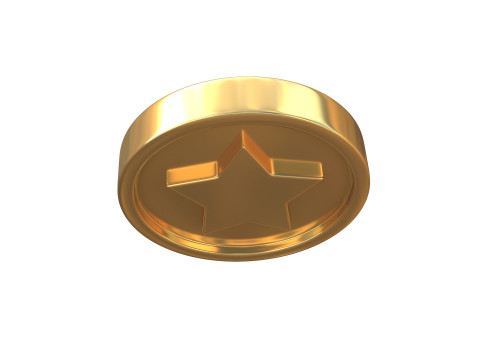 Star coin 3D 모델