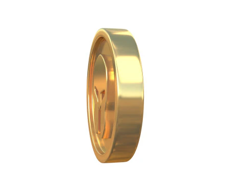 Helmet coin 3D Model