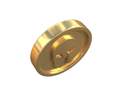 Helmet coin 3D Model