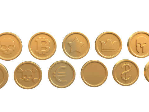 Coins Modelo 3D