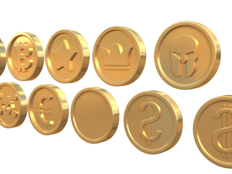Coins Modelo 3D