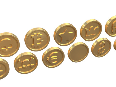 Coins Modelo 3D