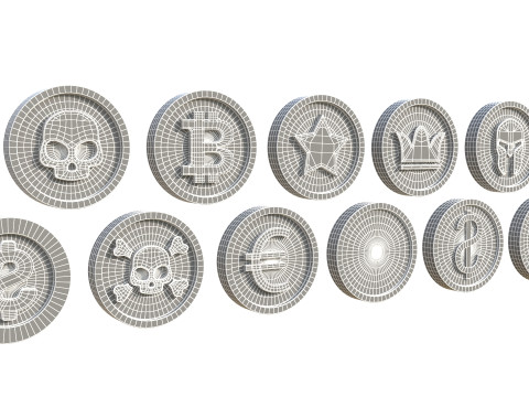 Coins Modelo 3D
