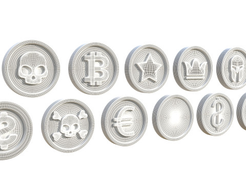 Coins Modelo 3D