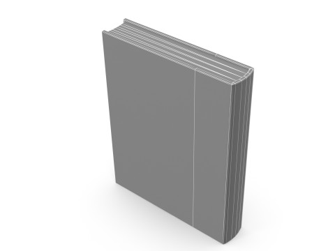 Old book 3D-Modell