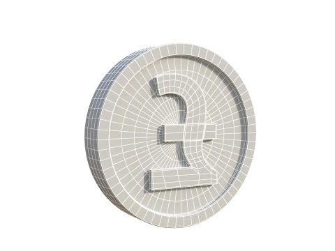 Euro Pound 3D Model