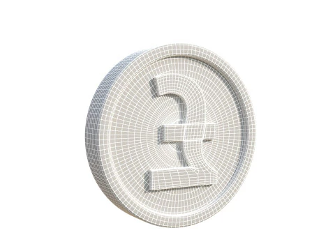 Euro Pound 3D Model