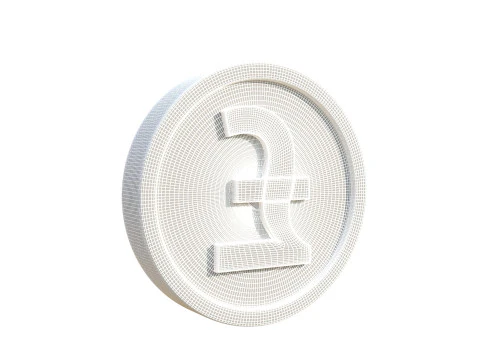 Euro Pound 3D Model