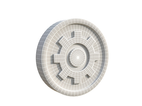 Gear coin Modelo 3D