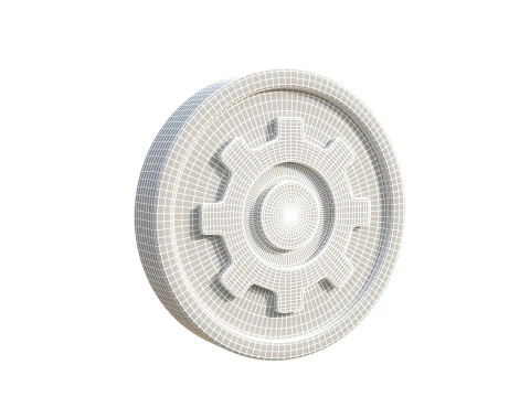 Gear coin 3D Model