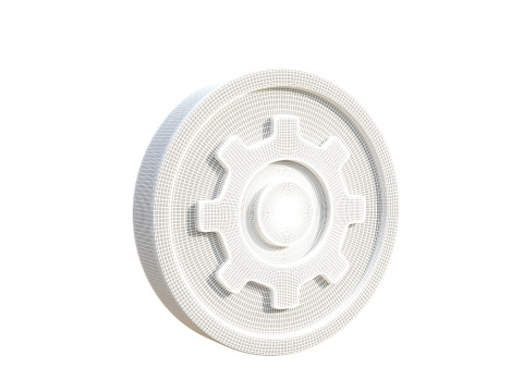 Gear coin Modelo 3D