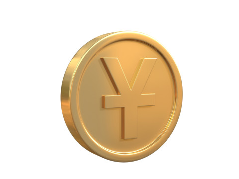 Yuan coin 3D Model