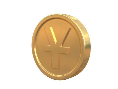 Yuan coin 3D Model