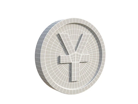 Yuan coin 3D Model