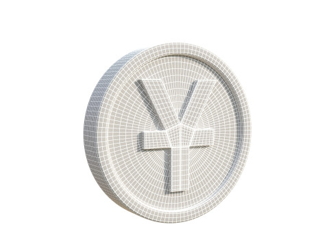 Yuan coin 3D 모델