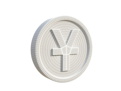 Yuan coin 3D Model