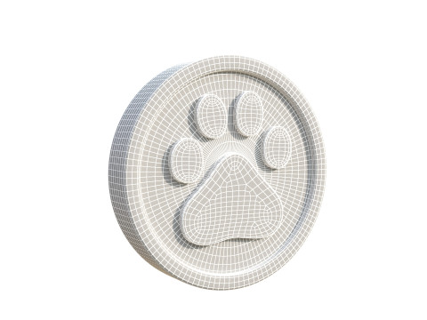 Paw coin 3D 模型
