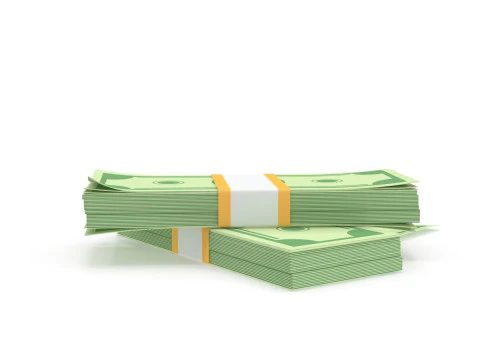 Stylized wad of money 3D Model