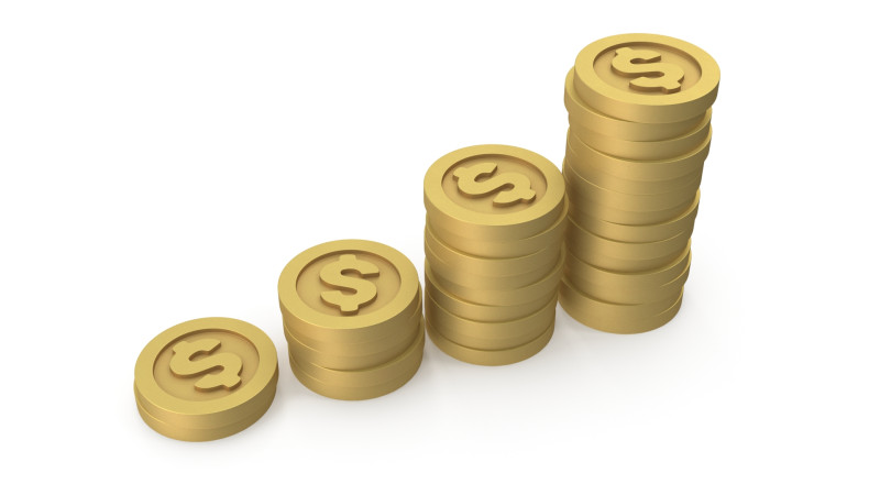 Dollar coins 3Dモデル .c4d .max .obj .3ds .fbx .stl .blend