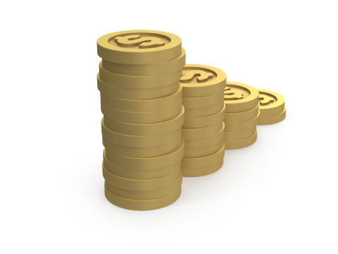 Dollar coins 3Dモデル