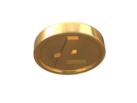 Litecoin Modelo 3D