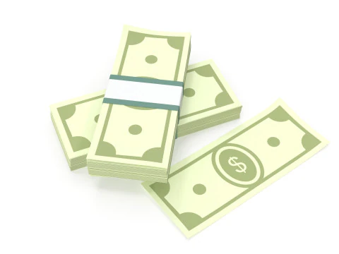 Stylized wad of money 3D Model