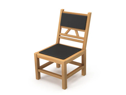 Stilize sandalye 3D Model