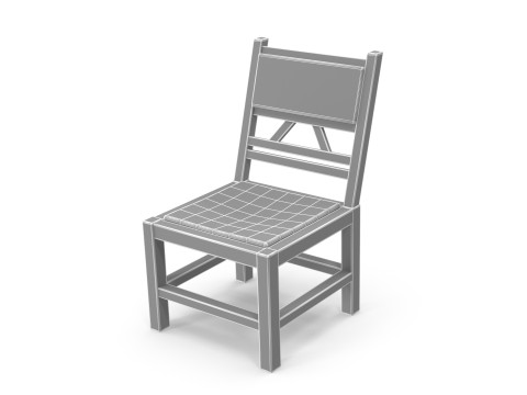Stylized chair Model 3D