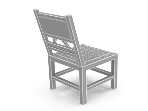Stylized chair Model 3D