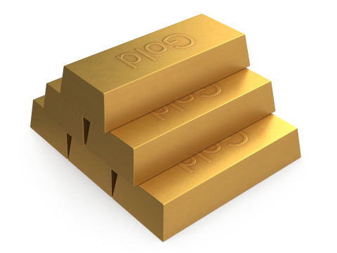 Gold bar 3D 모델