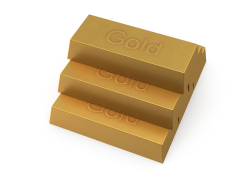 Gold bar 3D 모델