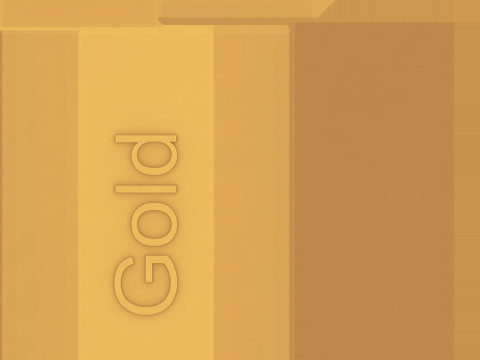 Gold bar 3D 모델