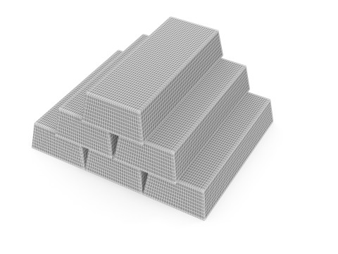 Gold bar 3D 모델